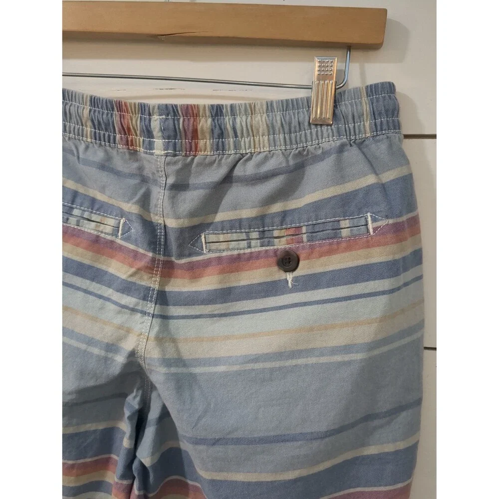 Urban pipeline 100% cotton S striped men's shorts coastal beach